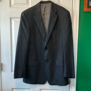 Nautica grey suit coat 42L summer weight wool men’s jacket sport coat